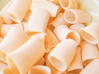 Image showing Retro looking Paccheri pasta