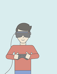 Image showing Virtual relaity headset.