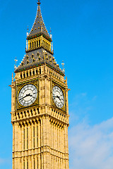 Image showing london big ben and historical old construction 