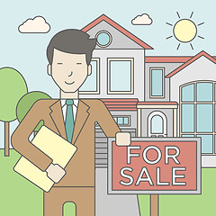 Image showing Real estate agent.