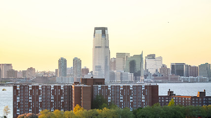 Image showing Jersey City and Governors Island