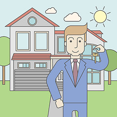 Image showing Real estate agent.