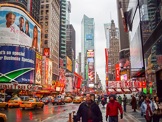 Image showing Traffic at Times Square