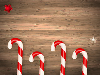 Image showing Candy canes. EPS 10