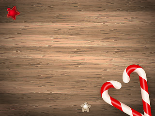 Image showing Candy canes. EPS 10