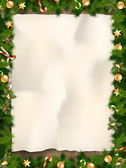 Image showing Christmas fir tree. EPS 10