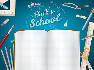 Image showing Back to School background. EPS 10 