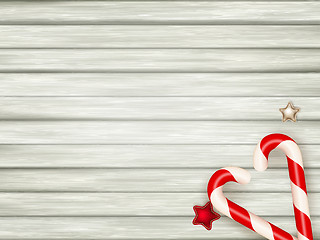 Image showing Christmas candy canes. EPS 10