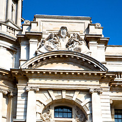 Image showing old architecture in england london europe wall and history