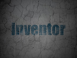 Image showing Science concept: Inventor on grunge wall background