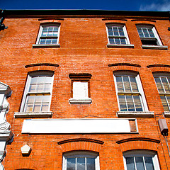 Image showing old architecture in england london europe wall and history