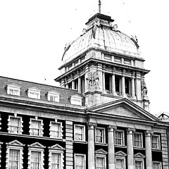 Image showing old construction in england europe london wall antique and light