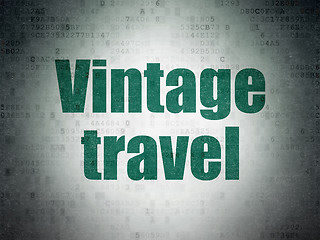 Image showing Travel concept: Vintage Travel on Digital Paper background