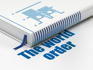 Image showing Politics concept: book Election, The World Order on white background