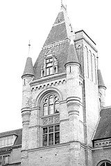 Image showing old  exterior   wall architecture in london england windows and 