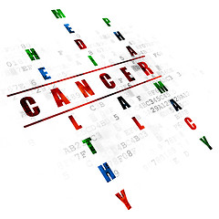 Image showing Medicine concept: Cancer in Crossword Puzzle