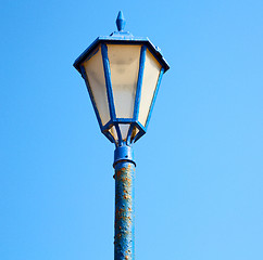 Image showing  light europe in the sky of     greece  lantern and  illuminatio