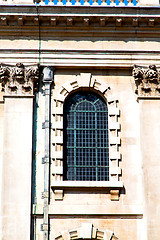 Image showing old   in england   and glass the wall 