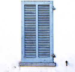 Image showing grey window  viladosia palaces  in the concrete  brick  