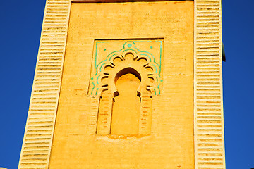 Image showing history africa  minaret religion and the blue     sky