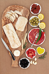 Image showing Italian Antipasti