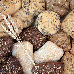 Image showing  Healthy Bread Roll Selection