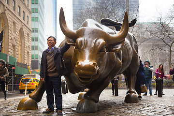 Image showing Charging Bull in Lower Manhattan, NY.