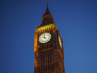 Image showing Big Ben in London