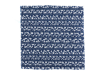 Image showing Blue fabric sample