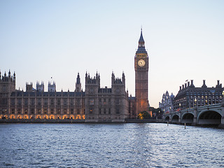 Image showing Houses of Parliament in London