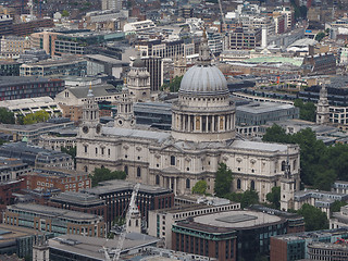 Image showing Aerial view of London