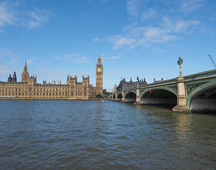 Image showing Houses of Parliament in London