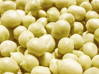 Image showing Retro looking Peas picture