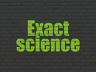 Image showing Science concept: Exact Science on wall background