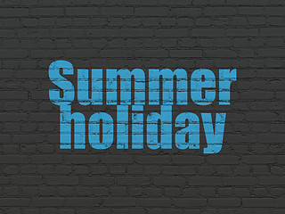 Image showing Travel concept: Summer Holiday on wall background