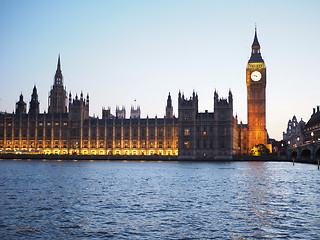 Image showing Houses of Parliament in London