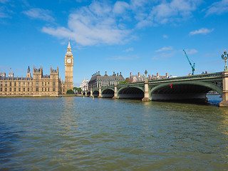 Image showing Houses of Parliament in London