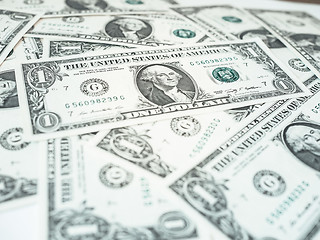 Image showing Dollar notes 1 Dollar