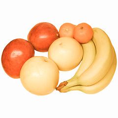 Image showing Retro looking Fruits picture