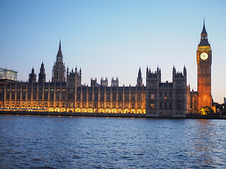 Image showing Houses of Parliament in London