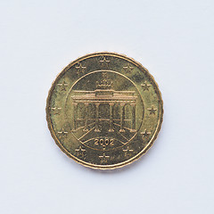 Image showing German 10 cent coin