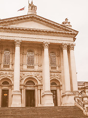 Image showing Retro looking Tate Britain in London