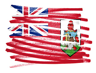 Image showing Flag illustration - Bermuda