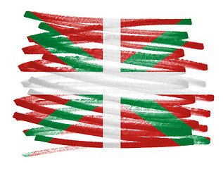 Image showing Flag illustration - Basque Country