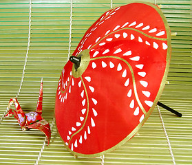 Image showing Origami And Umbrella