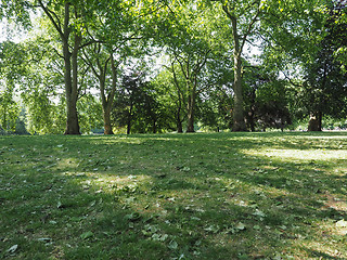 Image showing St James Park in London