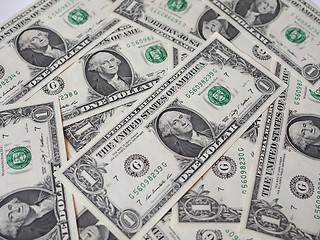 Image showing Dollar notes 1 Dollar