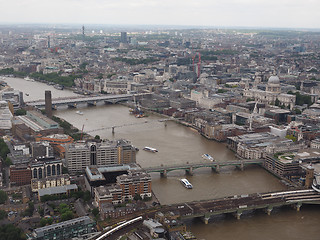 Image showing Aerial view of London