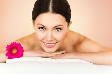 Image showing woman in spa