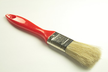 Image showing red handled paint brush